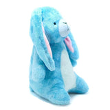 Barn Buds Company: Eleanor the Blue Bunny Rabbit Stuffed Animal Plush Toy Front Right