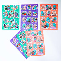 Hamilton and Eleanor: Around the World Sticker Sheet Set