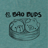 Bao Buds, Heather Mint, Racerback Tank, Women, Apparel, Barn Buds® Company
