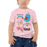 Some Bunny Loves Me Pig Time Pig Bunny Funny Toddler Shirt Pink Girl Clothing