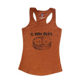 Bao Buds, Heather Rust, Racerback Tank, Full View, Women, Apparel, Barn Buds® Company