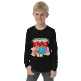 Warm Fireplace - Youth long sleeve tee