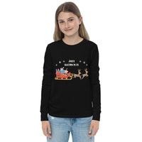 Just Sleighin' It - Youth long sleeve tee