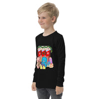 Warm Fireplace - Youth long sleeve tee