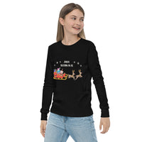 Just Sleighin' It - Youth long sleeve tee