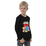 Warm Fireplace - Youth long sleeve tee