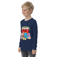 Warm Fireplace - Youth long sleeve tee