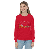 Just Sleighin' It - Youth long sleeve tee