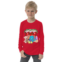 Warm Fireplace - Youth long sleeve tee