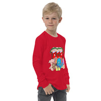 Warm Fireplace - Youth long sleeve tee