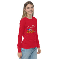 Just Sleighin' It - Youth long sleeve tee